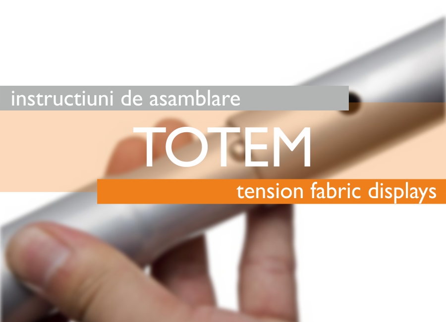 asamblare totem tension fabric displays